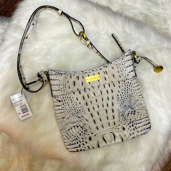 Brahmin Bags Brahmin White Crossbody Bag Poshmark